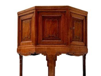 Art Deco Amsterdamse School Coffee Table or Cabinet by Napoleon Le Grand, 1920s